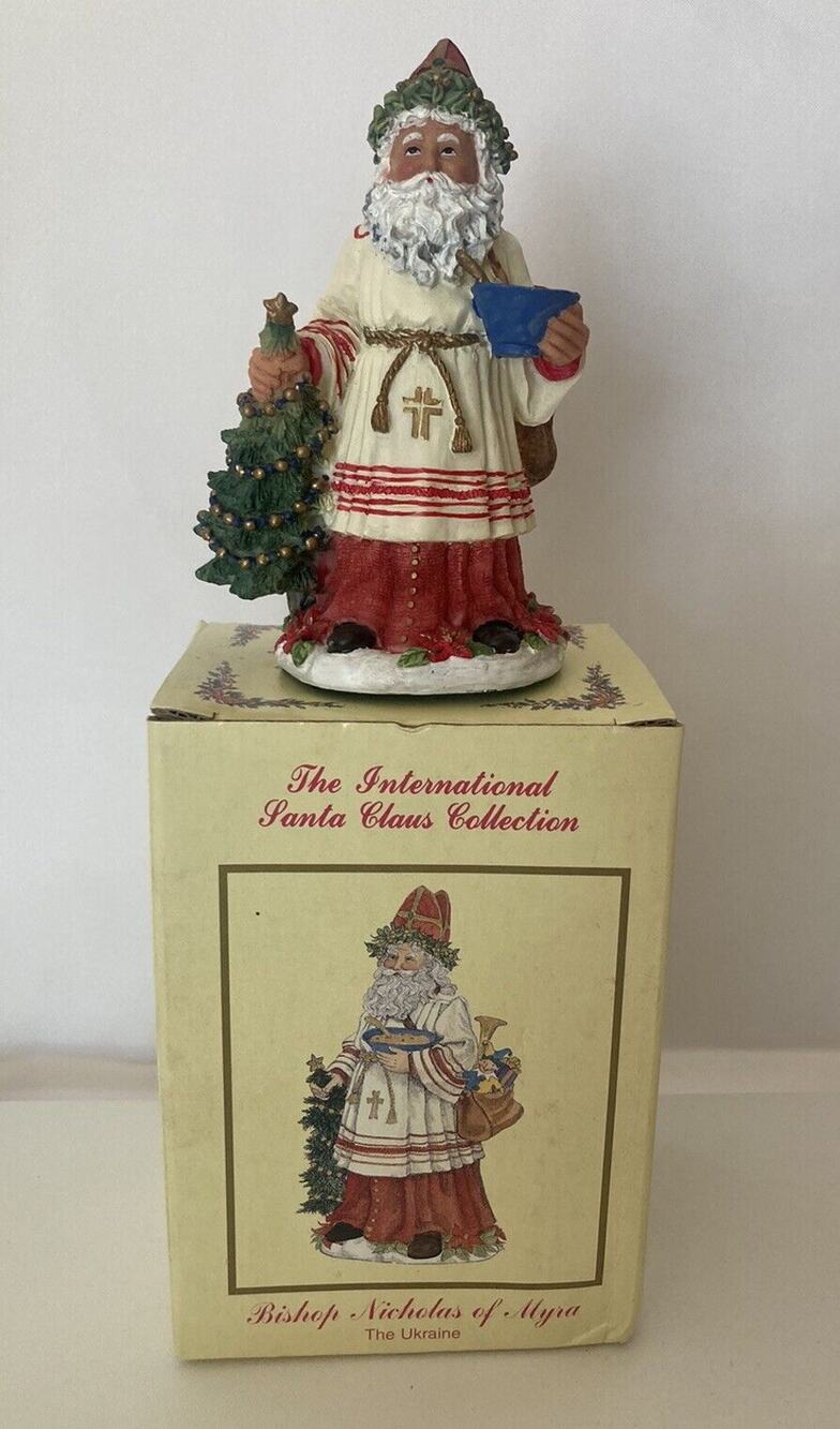 The International Santa Claus Figurine Bishop Nicholas Of Myra Ukraine